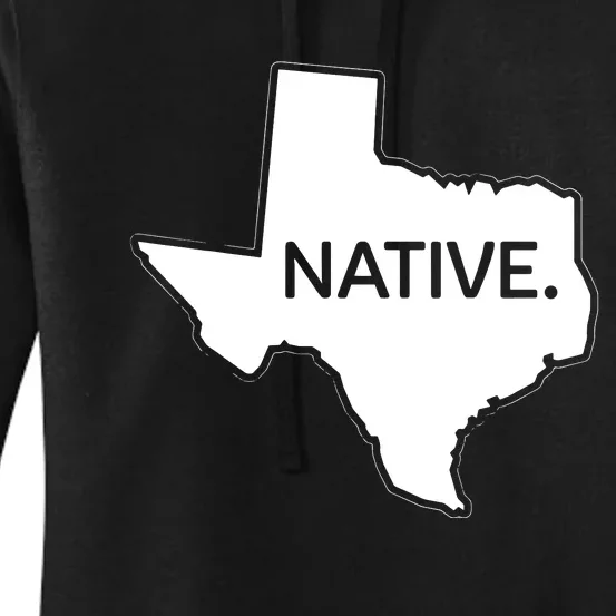 I Love Lone Star State Texas Native Women's Pullover Hoodie