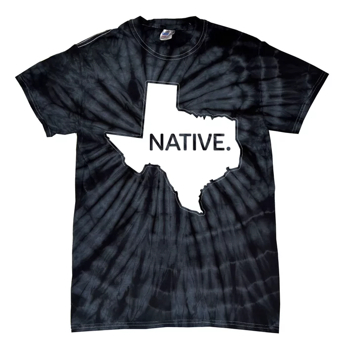 I Love Lone Star State Texas Native Tie-Dye T-Shirt