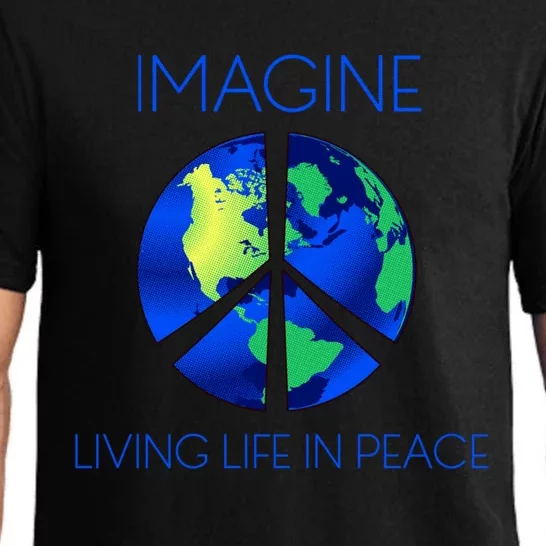 Imagine Living Life In Peace Gift Pajama Set