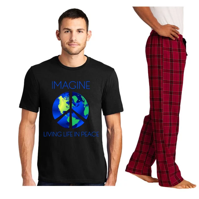 Imagine Living Life In Peace Gift Pajama Set