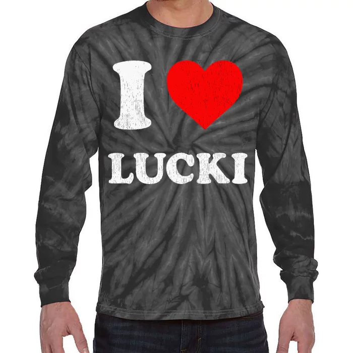 I Love Lucki Tie-Dye Long Sleeve Shirt