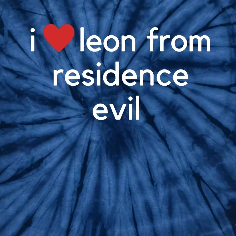 I Love Leon From Residence Evil Tie-Dye T-Shirt