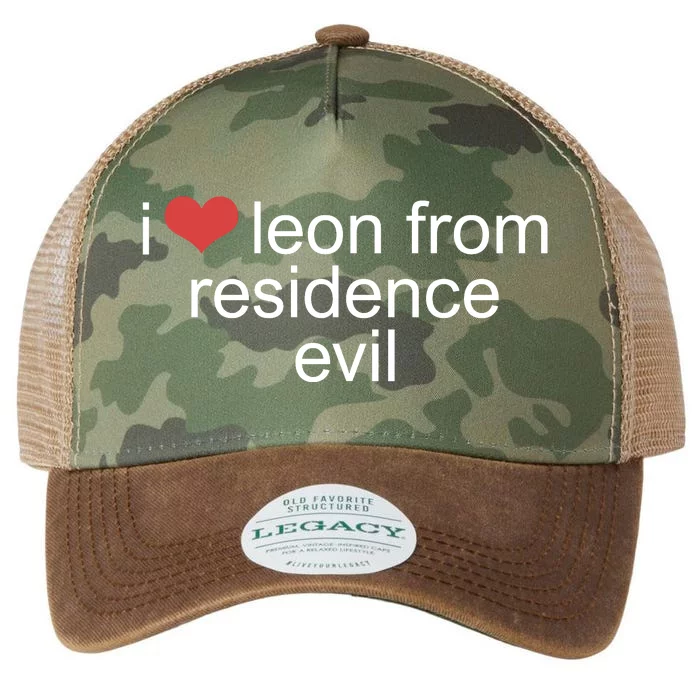 I Love Leon From Residence Evil Legacy Tie Dye Trucker Hat