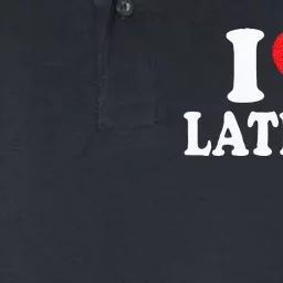 I Love Latinas Heart Love Latinas Softstyle Adult Sport Polo