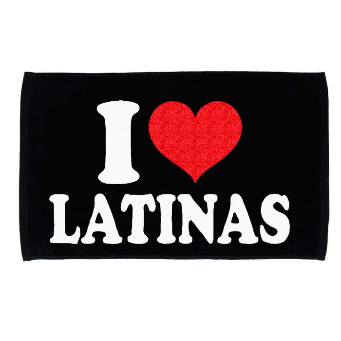 I Love Latinas Heart Love Latinas Microfiber Hand Towel