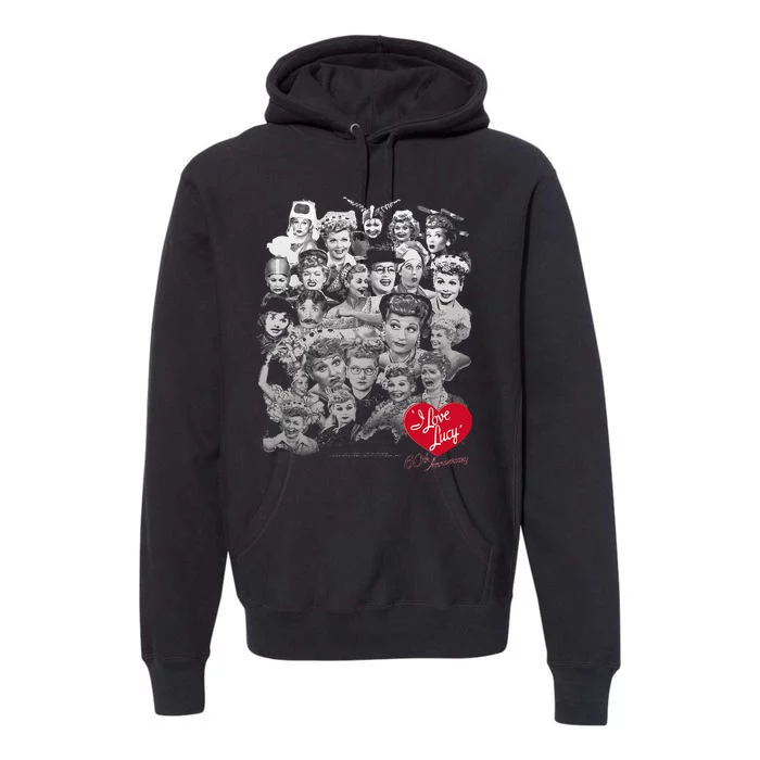 I Love Lucy 60 Years Of Fun Premium Hoodie