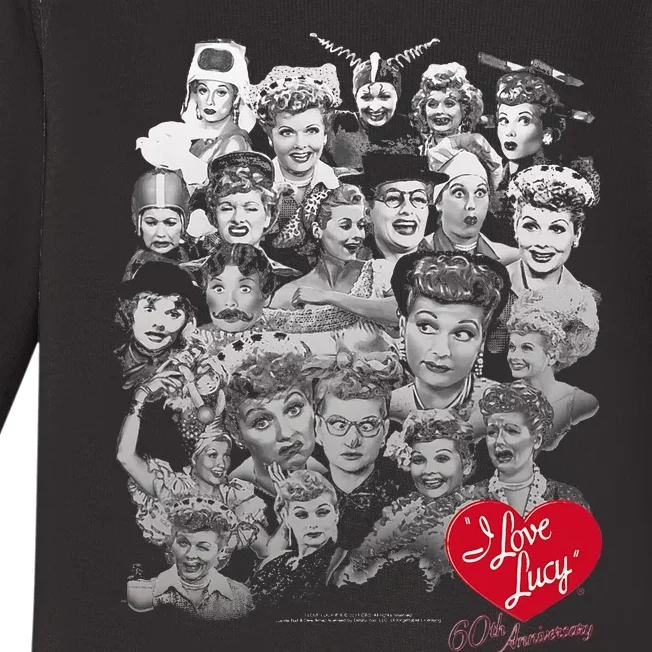 I Love Lucy 60 Years Of Fun Baby Long Sleeve Bodysuit