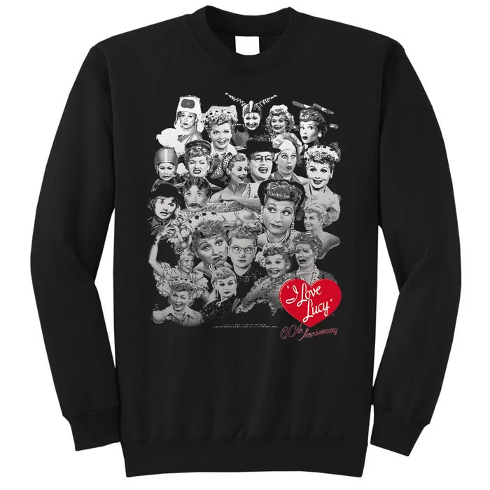 I Love Lucy 60 Years Of Fun Tall Sweatshirt