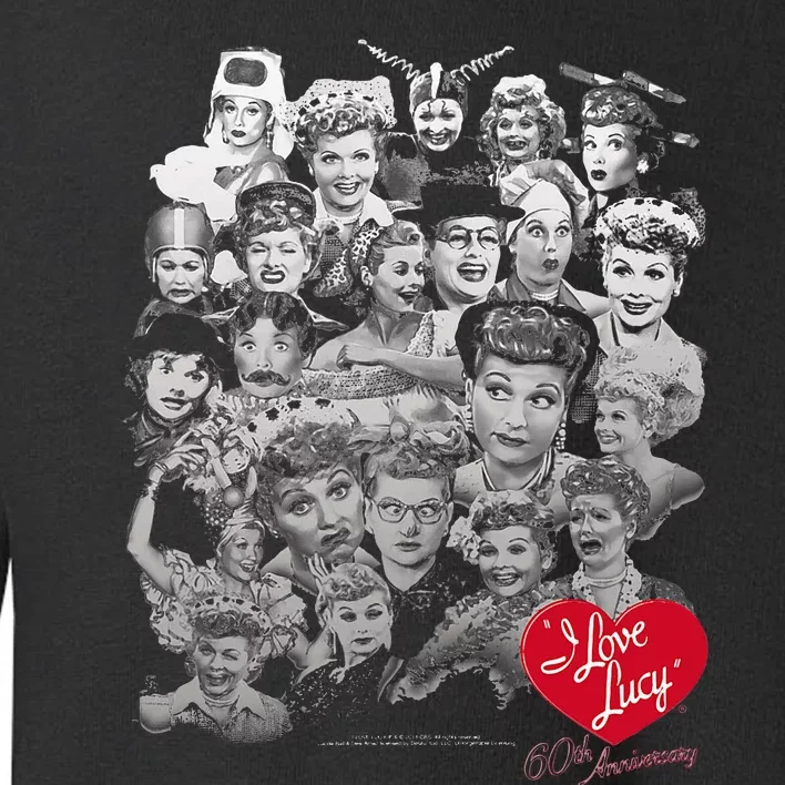 I Love Lucy 60 Years Of Fun Toddler Sweatshirt