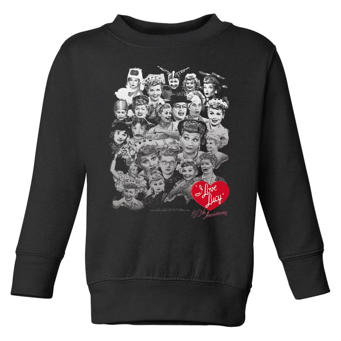 I Love Lucy 60 Years Of Fun Toddler Sweatshirt