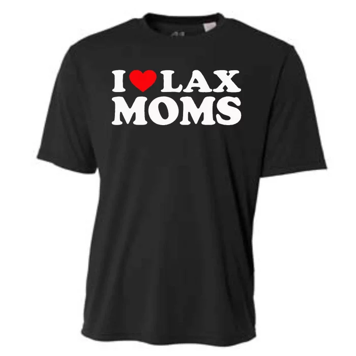 I Love Lax Moms I Heart Lax Moms Cooling Performance Crew T-Shirt