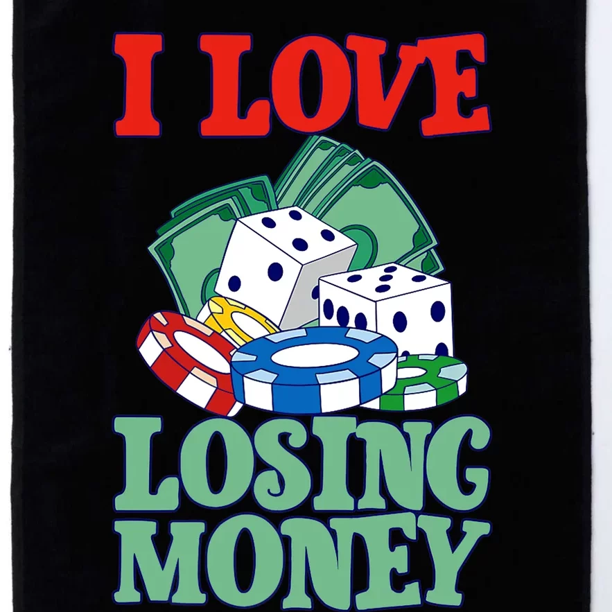 I Love Losing Money - Premium Platinum Collection Golf Towel