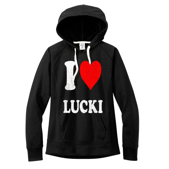 I Love Lucki Women's Fleece Hoodie