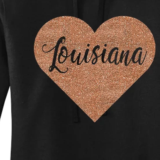 I Love Louisiana Women's Pullover Hoodie