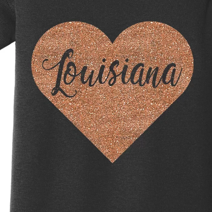 I Love Louisiana Baby Bodysuit