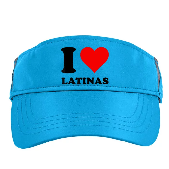 I Love Latinas Adult Drive Performance Visor