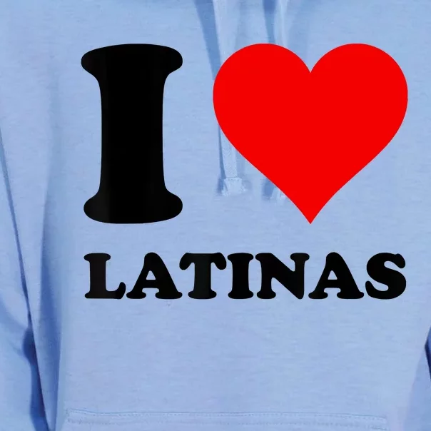 I Love Latinas Unisex Surf Hoodie