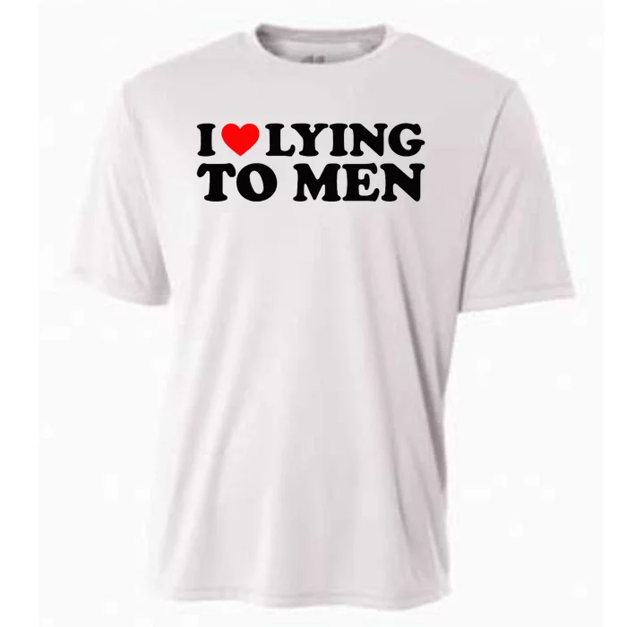 I Love Lying To M.E.N Cooling Performance Crew T-Shirt