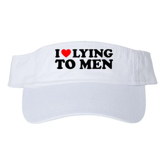 I Love Lying To M.E.N Valucap Bio-Washed Visor