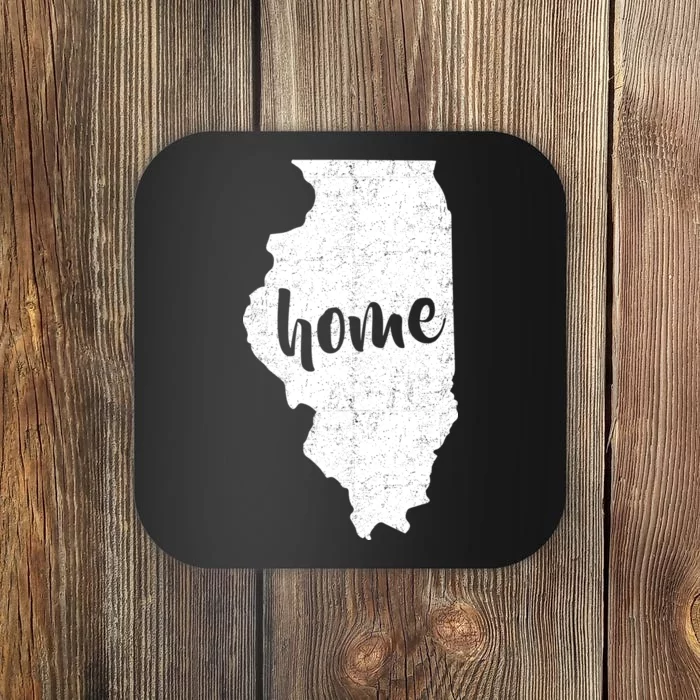 Illinois Home State Coaster