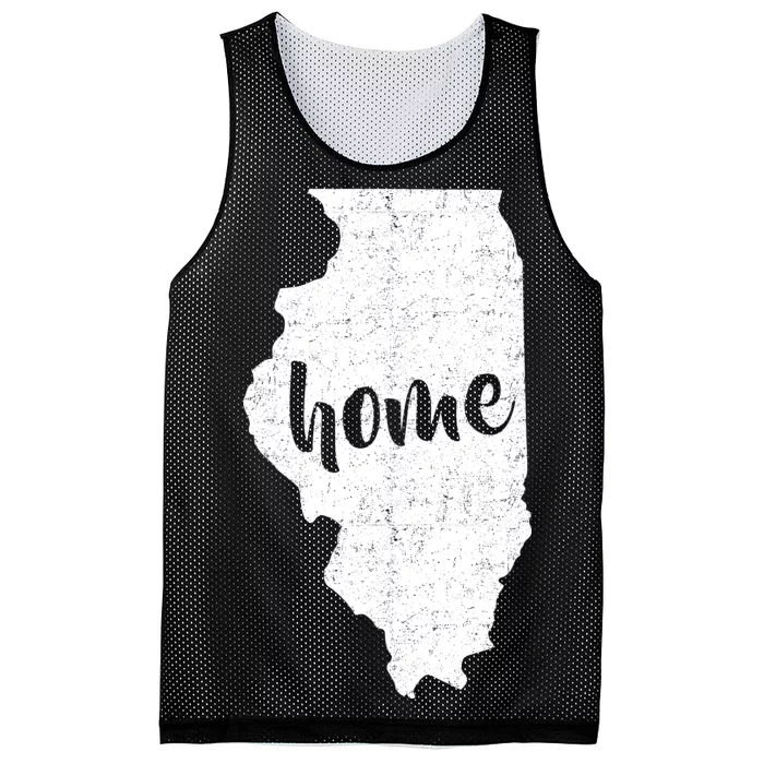 Illinois Home State Mesh Reversible Basketball Jersey Tank