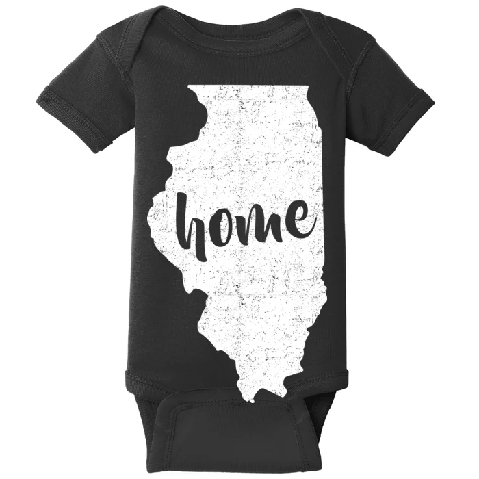 Illinois Home State Baby Bodysuit