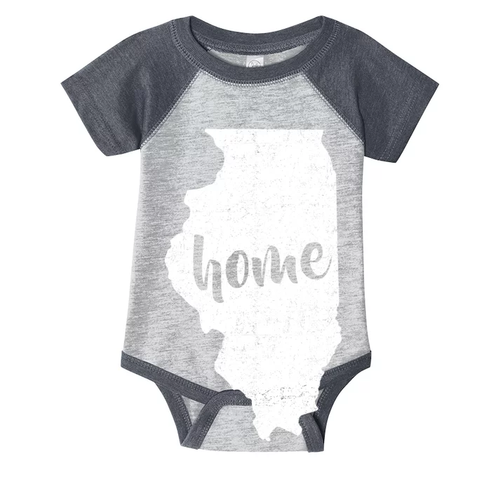 Illinois Home State Infant Baby Jersey Bodysuit