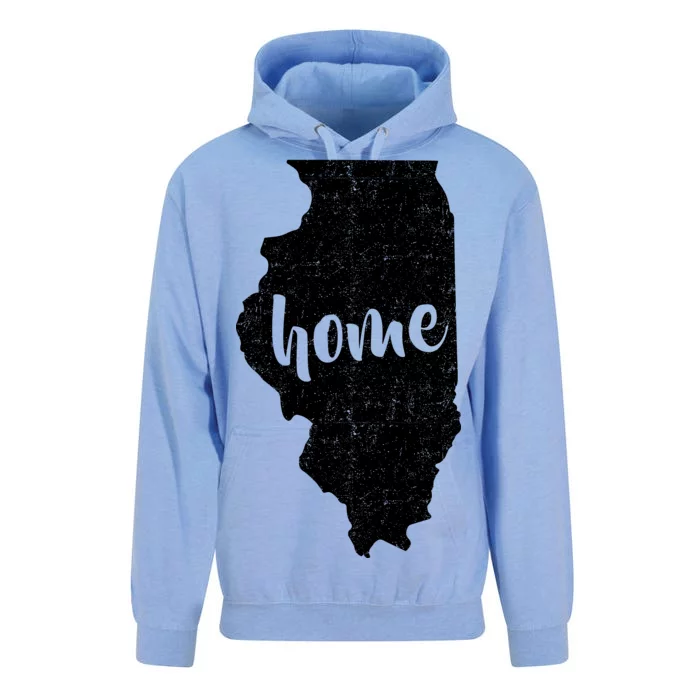 Illinois Home State Unisex Surf Hoodie