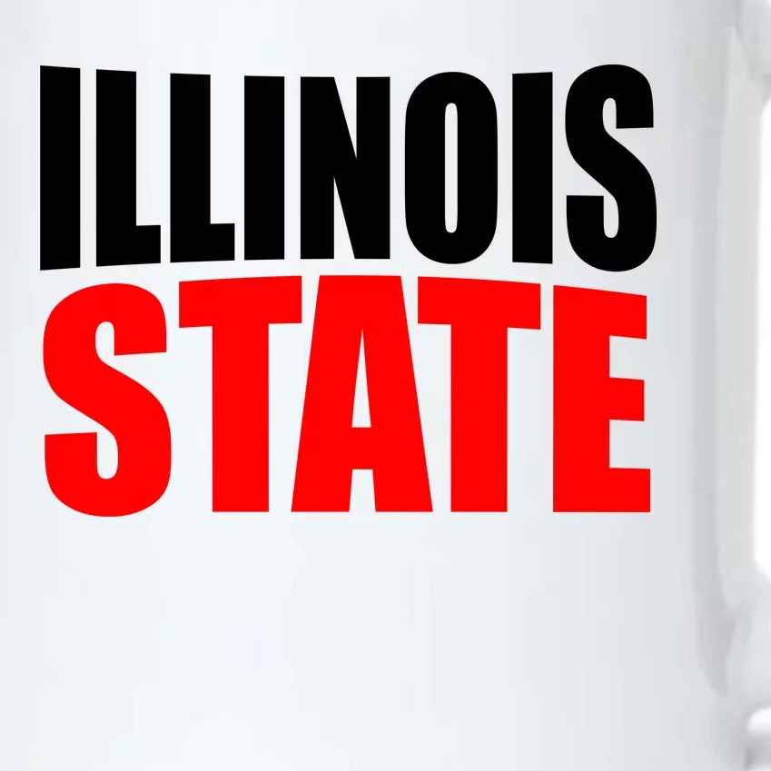 Illinois State Black Color Changing Mug