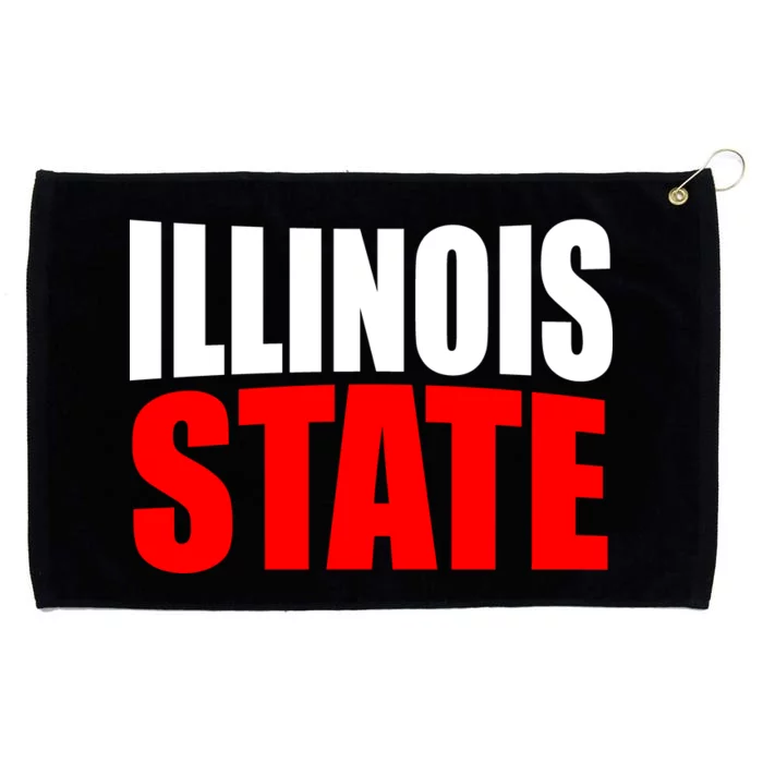 Illinois State Grommeted Golf Towel