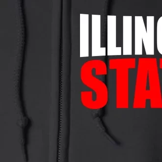 Illinois State Full Zip Hoodie