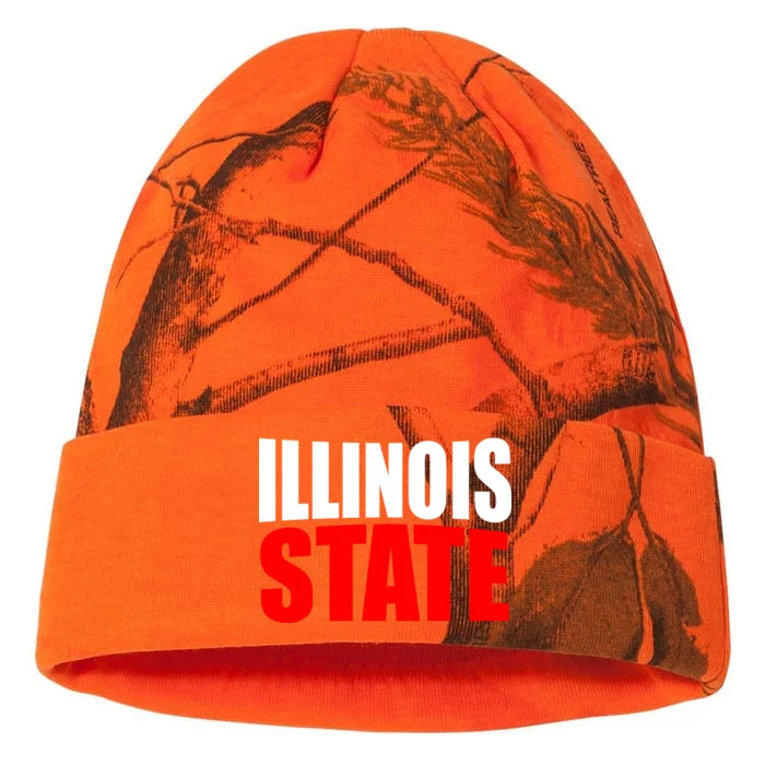 Illinois State Kati - 12in Camo Beanie