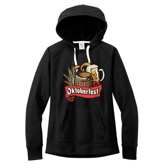 Illustration Oktoberfest Women's Fleece Hoodie