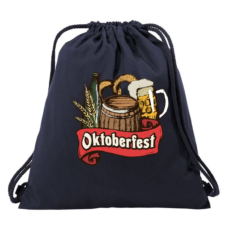 Illustration Oktoberfest Drawstring Bag