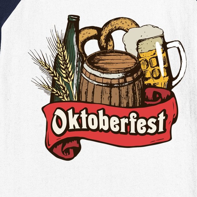 Illustration Oktoberfest Baseball Sleeve Shirt
