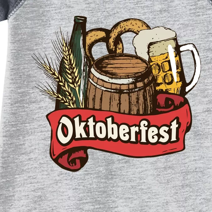 Illustration Oktoberfest Infant Baby Jersey Bodysuit