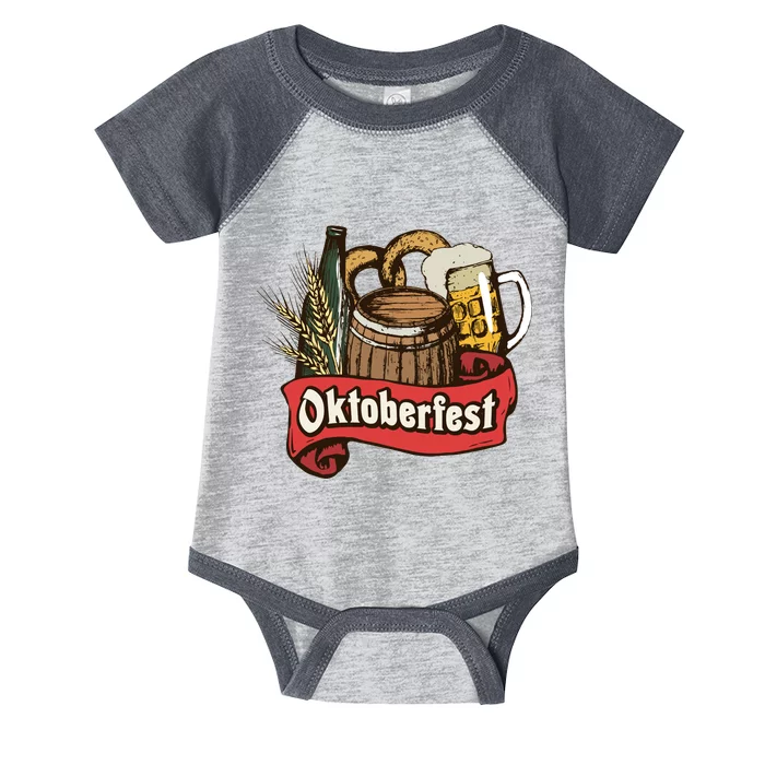 Illustration Oktoberfest Infant Baby Jersey Bodysuit