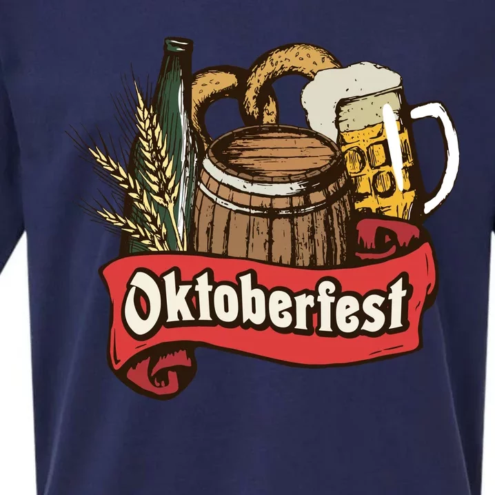 Illustration Oktoberfest Sueded Cloud Jersey T-Shirt