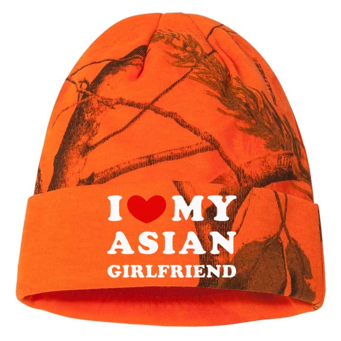 I Love My Asian Girlfriend Kati - 12in Camo Beanie