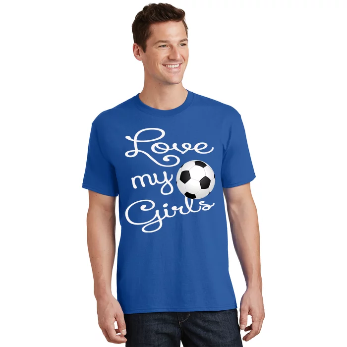 I Love My Soccer Futbol Great Gift For Momgiftcute Soccer Mom Gift T-Shirt