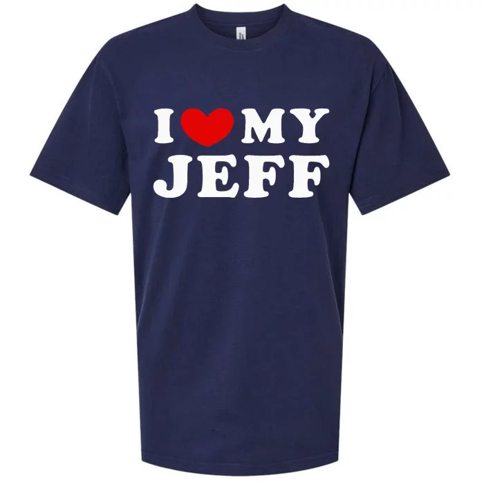 I Love My Jeff Sueded Cloud Jersey T-Shirt