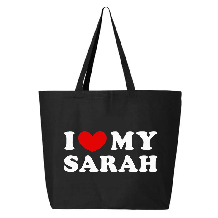 I Love My Sarah 25L Jumbo Tote