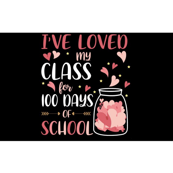 I've Loved My Class For 100 Days Of School Valentines Bumper Sticker