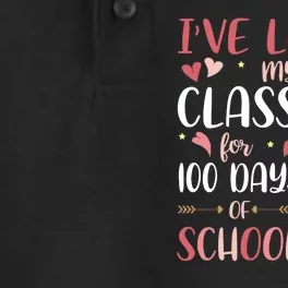 I've Loved My Class For 100 Days Of School Valentines Dry Zone Grid Performance Polo