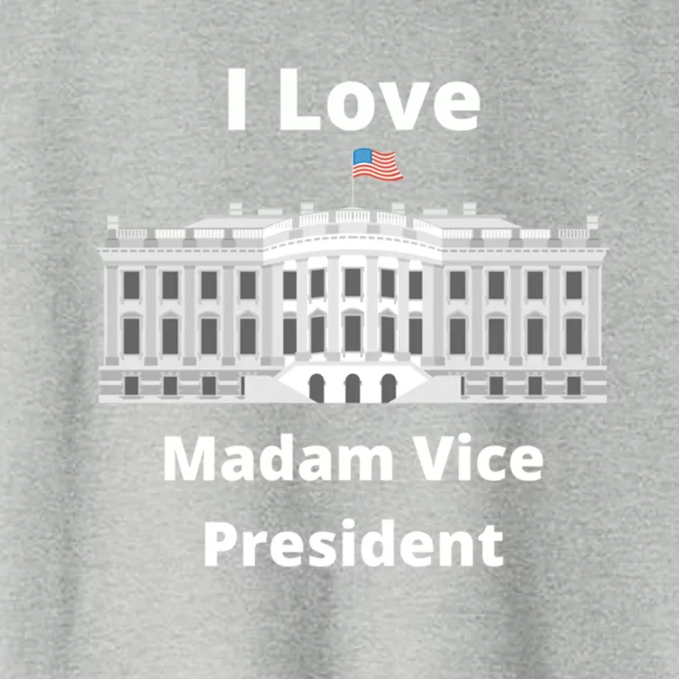 I Love Madam Vice President Gift Women's Crop Top Tee