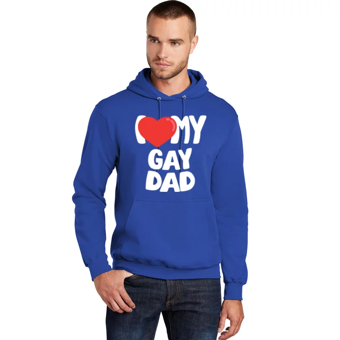 I Love My Dad Cool Gift Hoodie