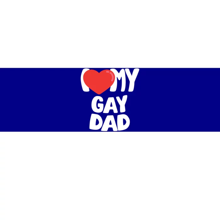 I Love My Dad Cool Gift Bumper Sticker