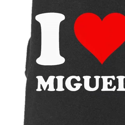 I Love Miguel Doggie 3-End Fleece Hoodie