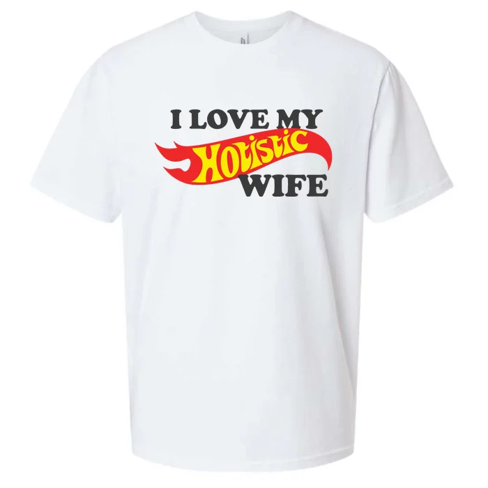 I Love My Hotistic Wife Sueded Cloud Jersey T-Shirt