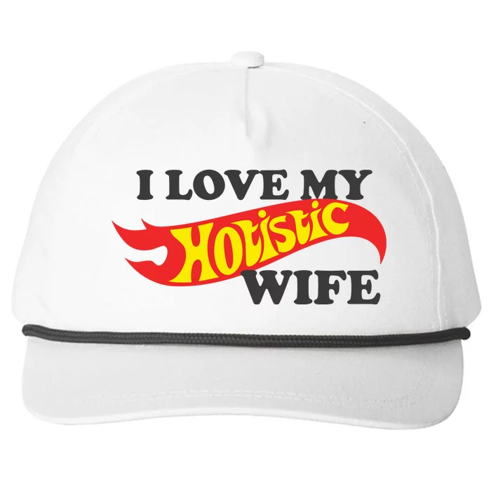 I Love My Hotistic Wife Snapback Five-Panel Rope Hat